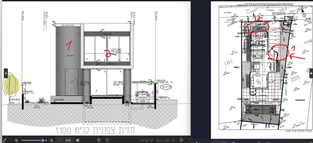 חתך אדריכלי
